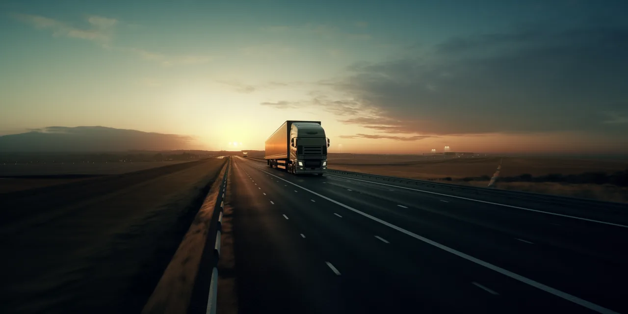 Ambiance cinématographique pour transporteurs, fleet management, logiciels logistiques.
