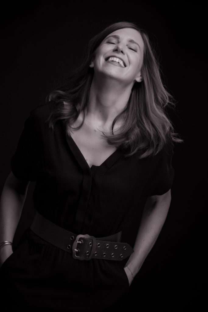 Portrait en noir et blanc - photographe intuitif